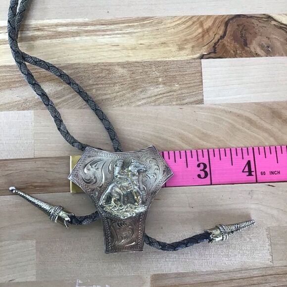 Vintage Cowboy Tie Clips & Tie Bundle Accs Rodeo Wstn Ctry Clips - Picture 7 of 13